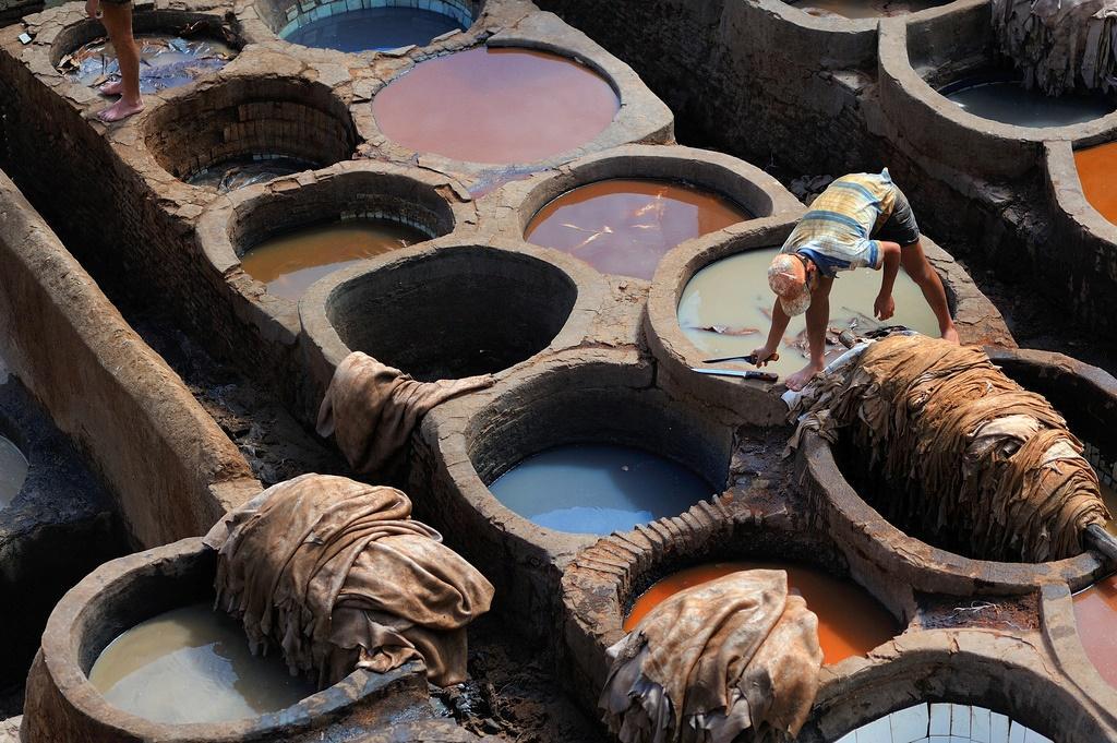 tanneries in Fez