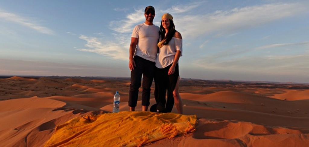 on top of the dunes sahara