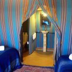 luxury tent blue