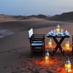 dinner at azalai camp erg chigaga