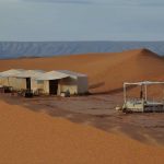 erg chigaga luxury camp with poster bed