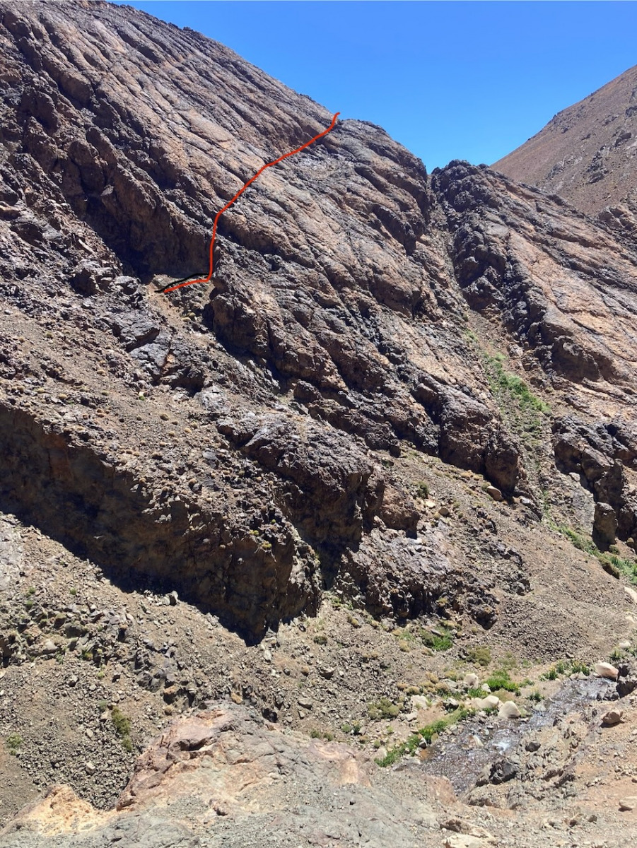 Mgoun peak and Tessaoute valley