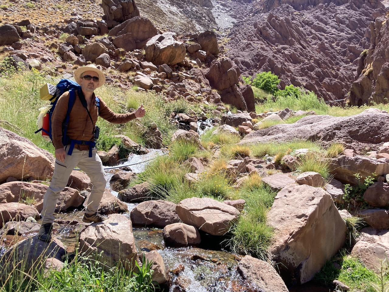 Mgoun peak and Tessaoute valley