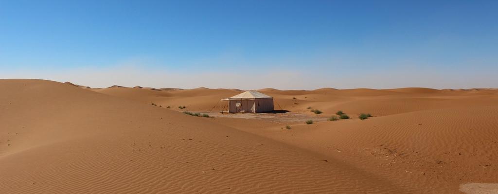 Erg Chigaga dunes and tent 2
