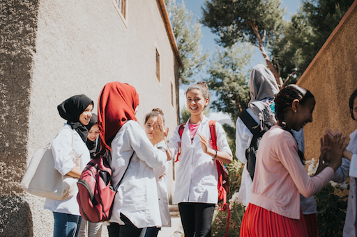 Private tours of Morocco help educating young girls 4 EFA Ouirgane 87