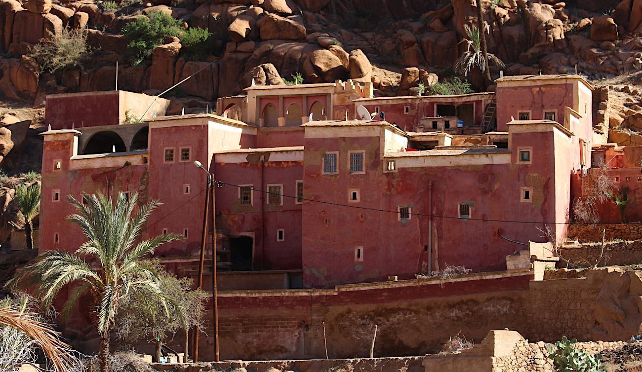 pink washed kasbah