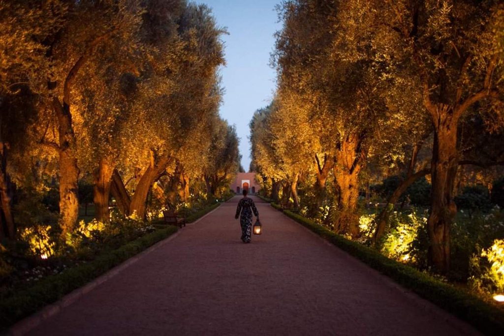 The gardens at La Mamounia