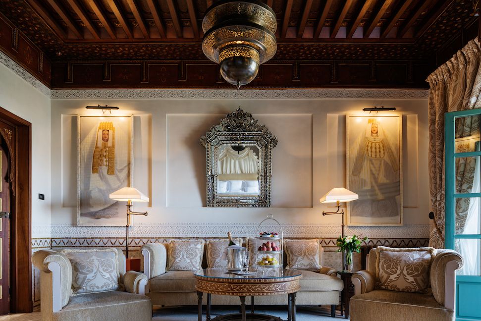 Baldaquin suite at La Mamounia