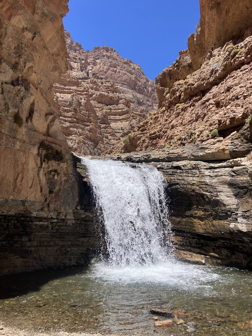 A summer trek over streams and waterfalls 1 Waterfalls High Atlas Mgoun