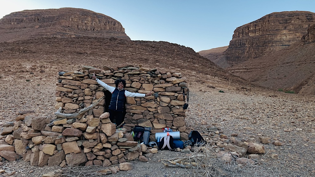 Wild camping in Anti Atlas February 2022