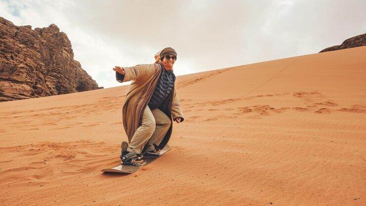 Morocco Sandboarding 2